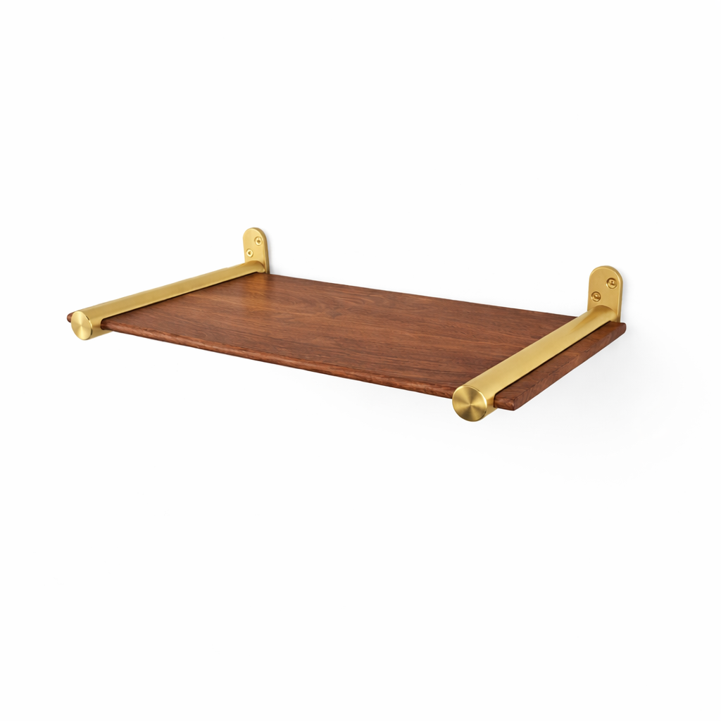 BS Sheath Walnut Wall Shelf