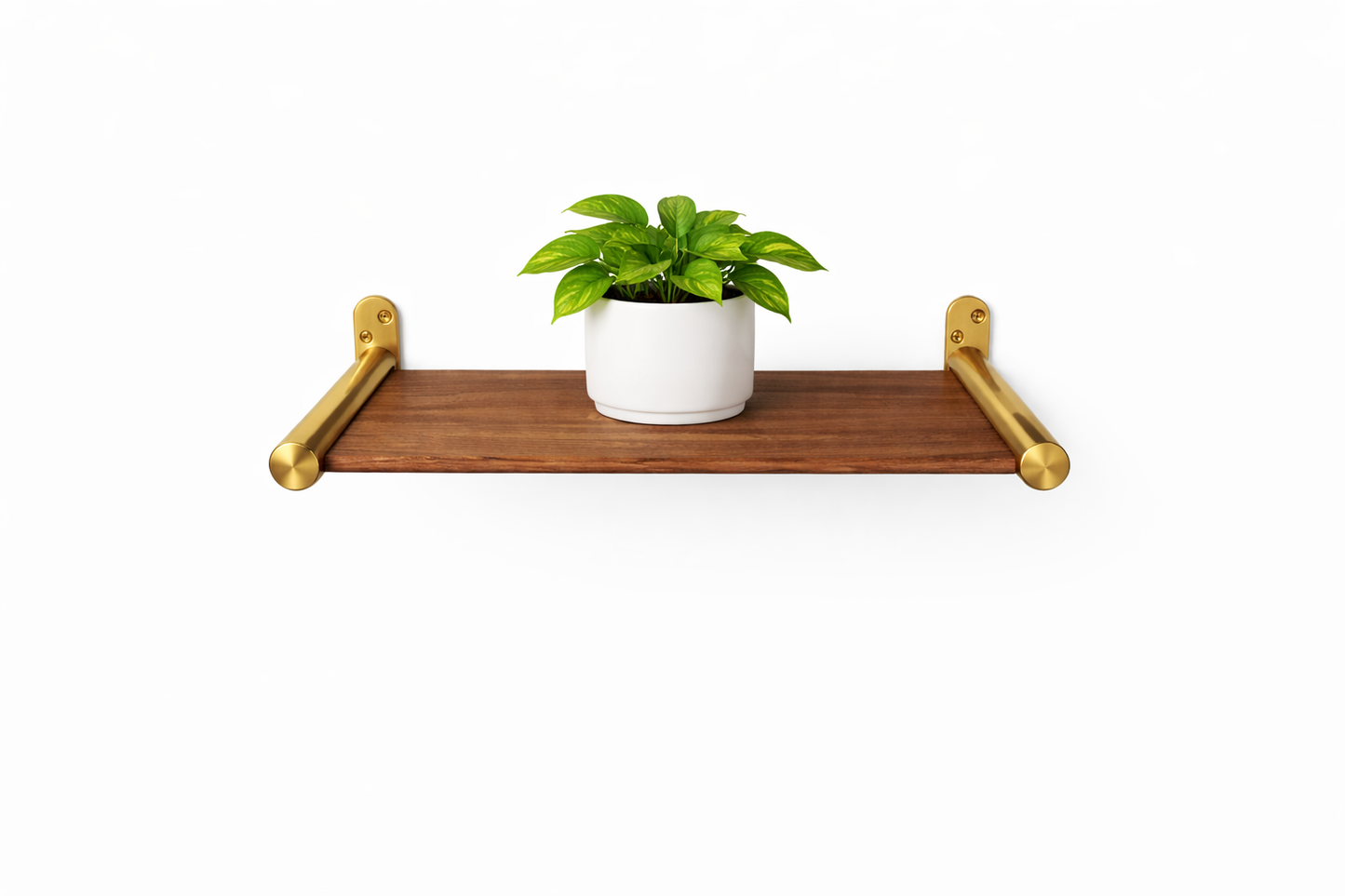 BS Sheath Walnut Wall Shelf