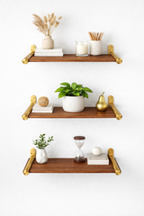 BS Sheath Walnut Wall Shelf